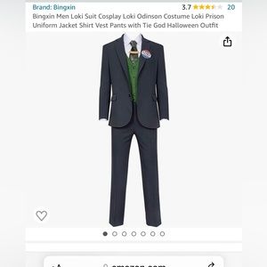 LOKI For President Costume size XL (No headwear, only what is pictured)